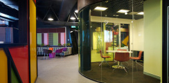 Evans & Peck Curved Partition