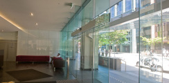 Northbank Plaza Frameless Assembly Window Wall