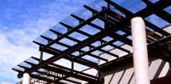 Condamine Centre Frameless Assembly Glazed Roof